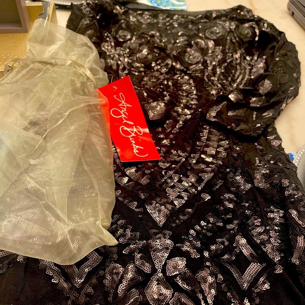 Angel Brinks beaded dress